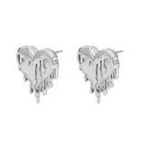 Silver Love Earring